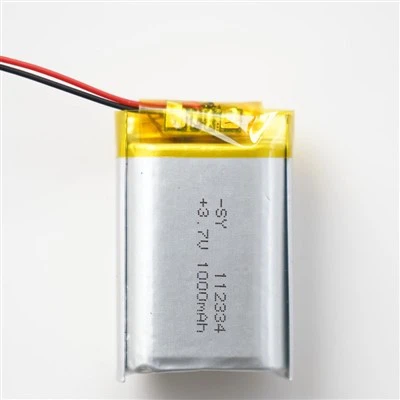 Batterie lithium-ion polymère 3,7 V 1000 mah